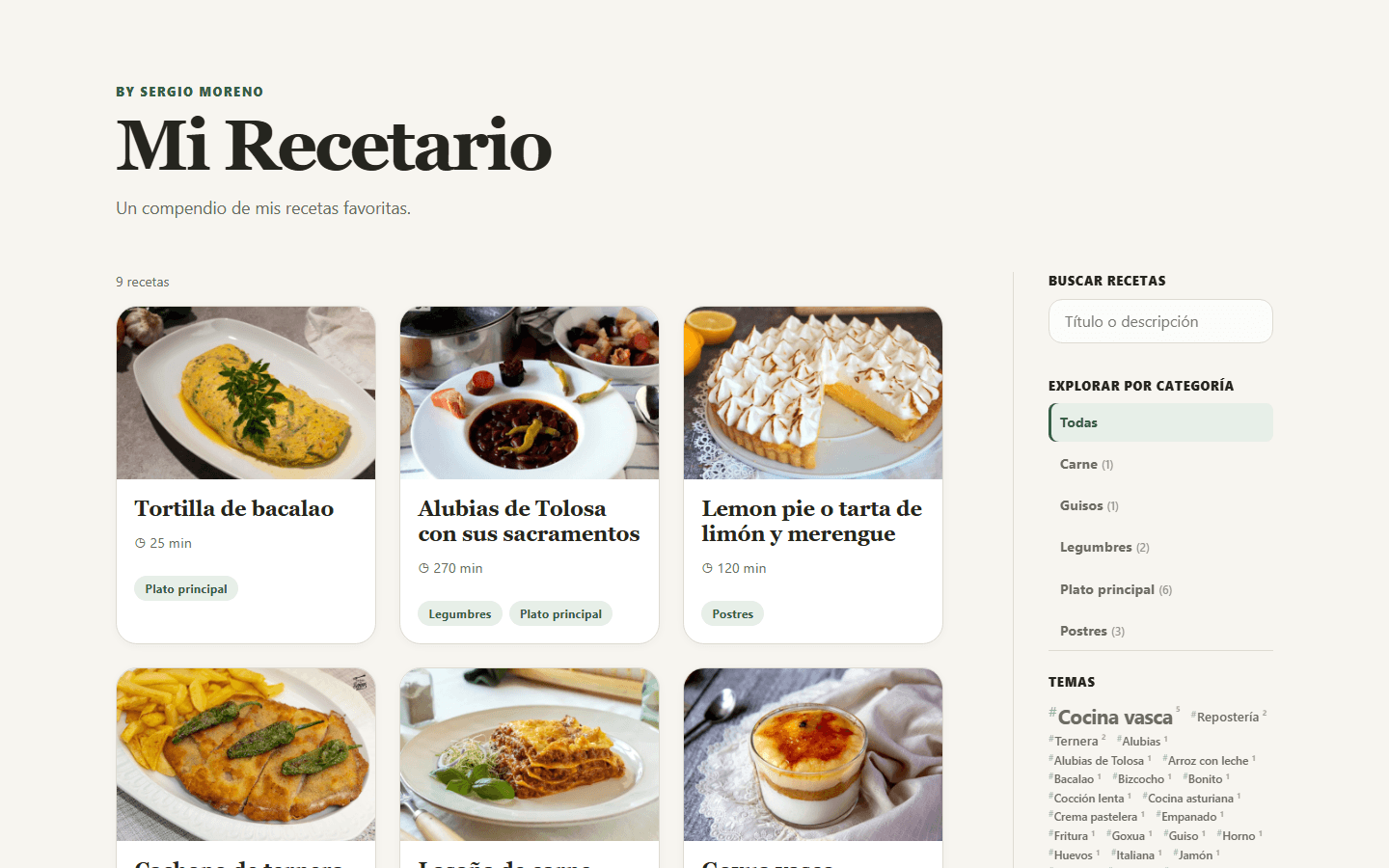 Mi Recetario